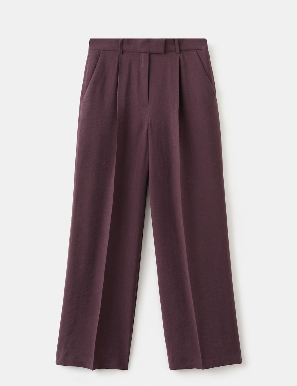 Mango trousers veronica in purple brown - Image 2