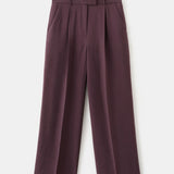 Mango trousers veronica in purple brown - Image 2