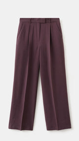 Mango trousers veronica in purple brown - Image 2