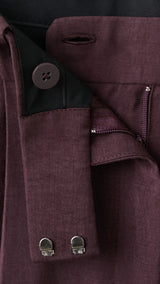 Mango trousers veronica in purple brown - Image 11