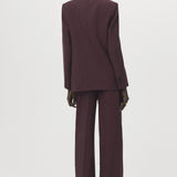 Mango trousers veronica in purple brown - Image 12