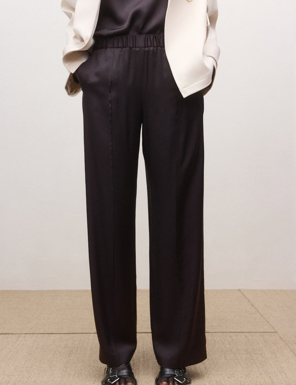 Mango trousers claudie in brown - Image 1