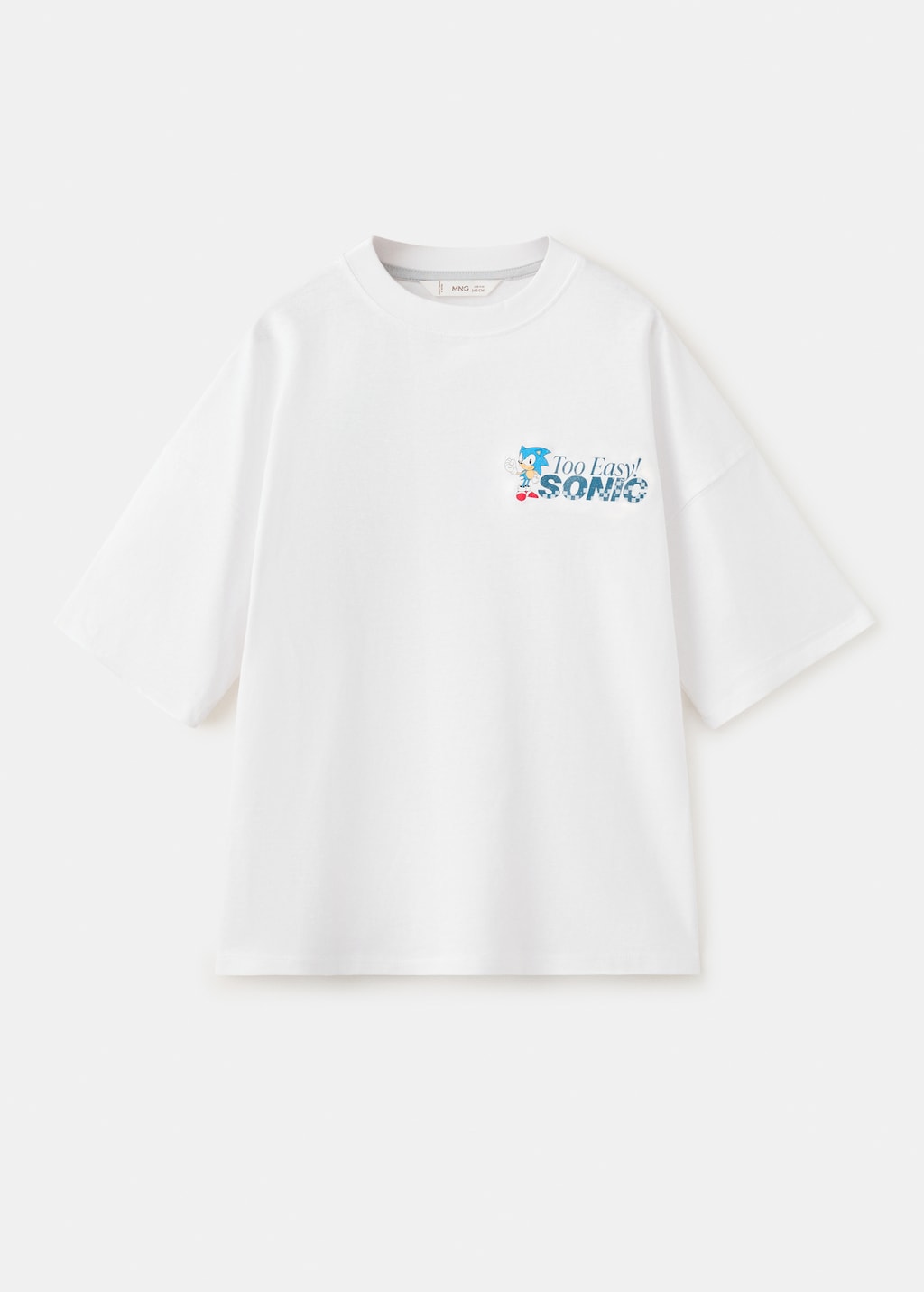 Mango t-shirt soncrew in white - Image 2