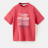 Mango t-shirt fbarcas in red - Image 2