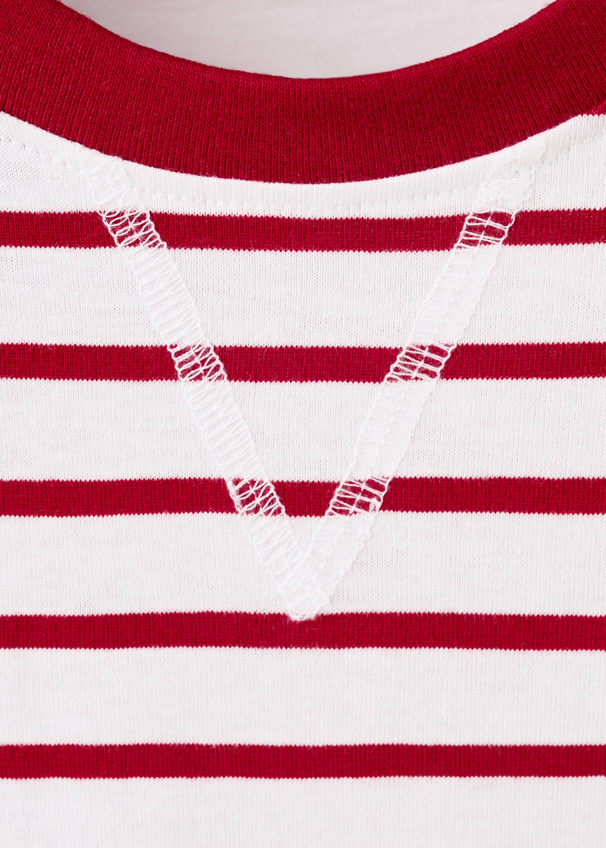 Mango t-shirt fclassic in red-023