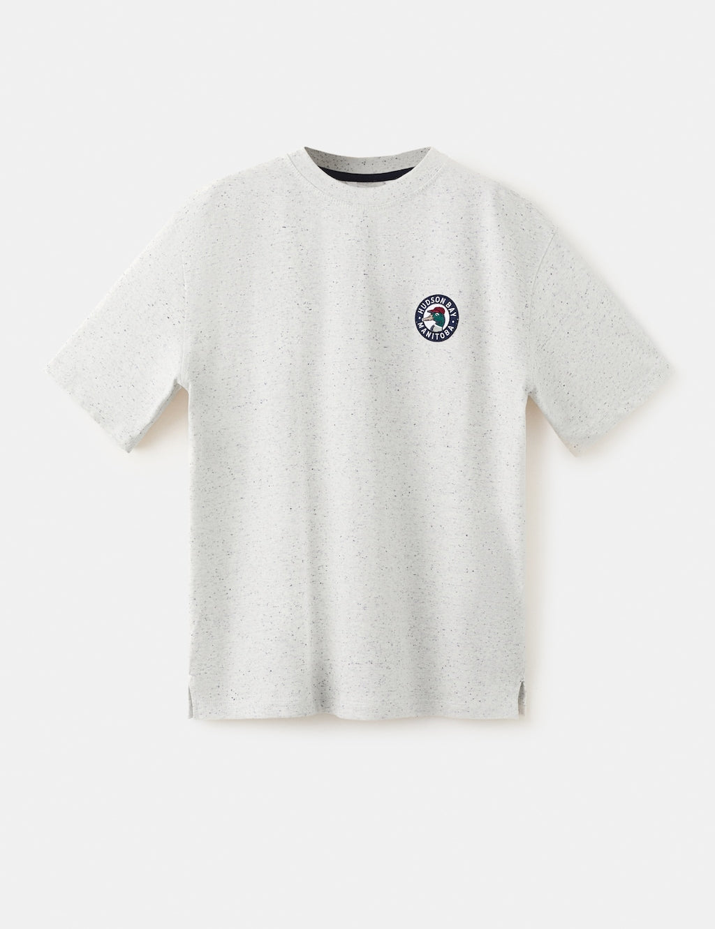 Mango t-shirt fpato in light vigore grey - Image 1