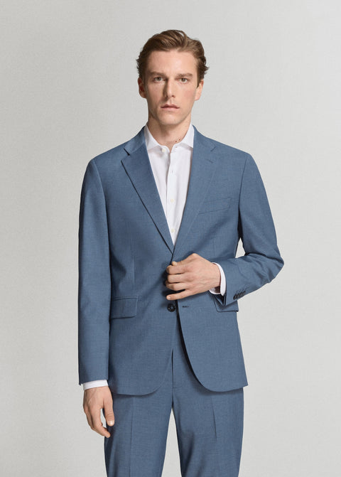 Mango blazer milan in indigo