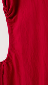 Mango dress red2 in red