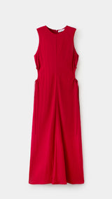 Mango dress red2 in red