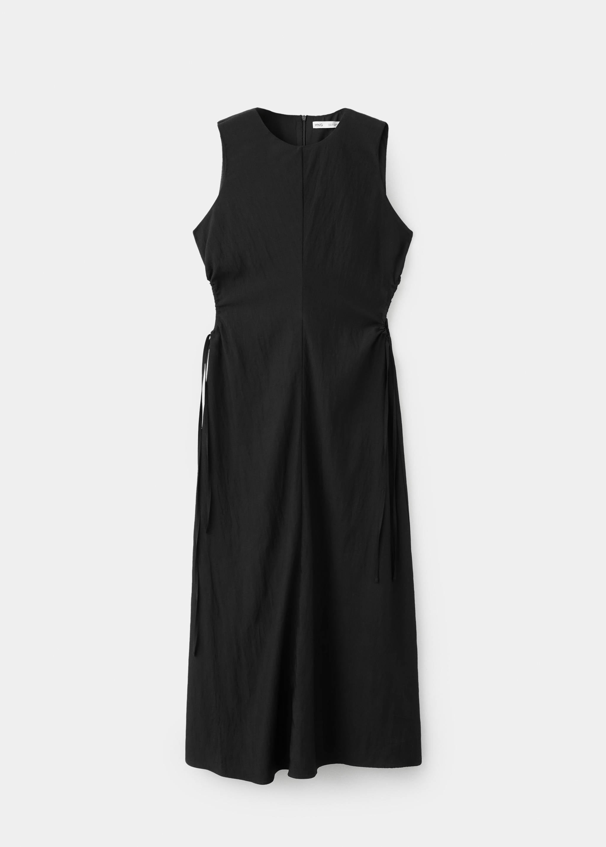 Mango dress red2 in black