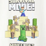 Mango t-shirt minecraw in off white - Image 3
