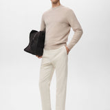 Mango trousers pierre in off white-001