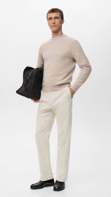 Mango trousers pierre in off white-001