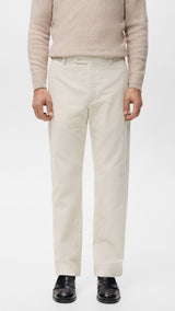 Mango trousers pierre in off white-002
