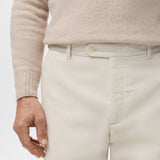 Mango trousers pierre in off white-004