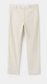 Mango trousers pierre in off white-021