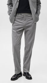 Mango trousers pierre in light vigore grey-002