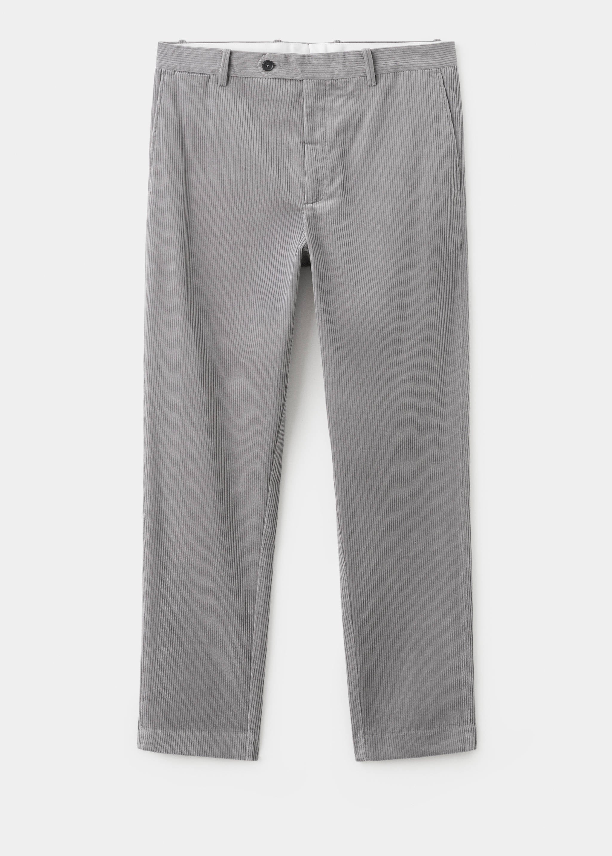Mango trousers pierre in light vigore grey-021