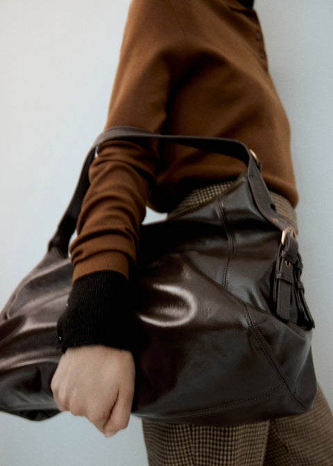 Mango shoulder bag lua in khaki