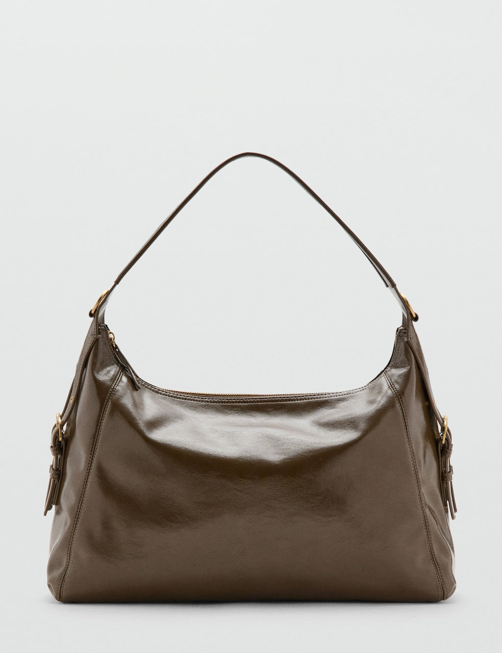 Mango shoulder bag lua in khaki - Image 2