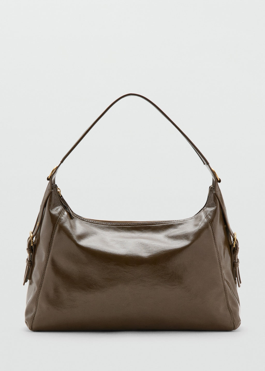 Mango shoulder bag lua in khaki - Image 2