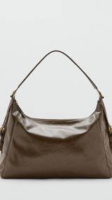 Mango shoulder bag lua in khaki - Image 2