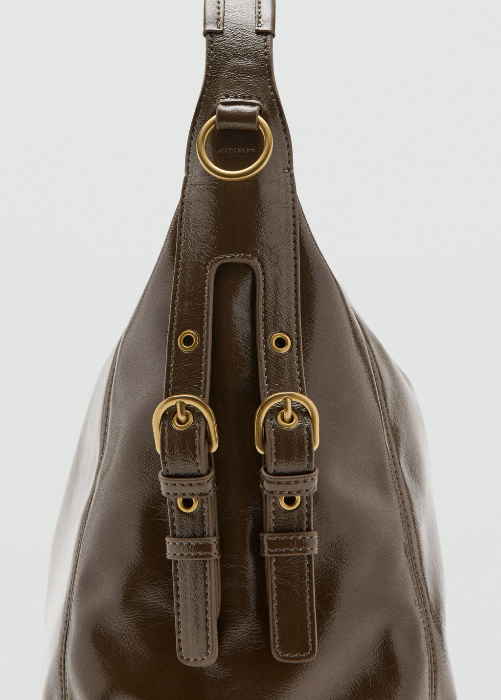 Mango shoulder bag lua in khaki - Image 3