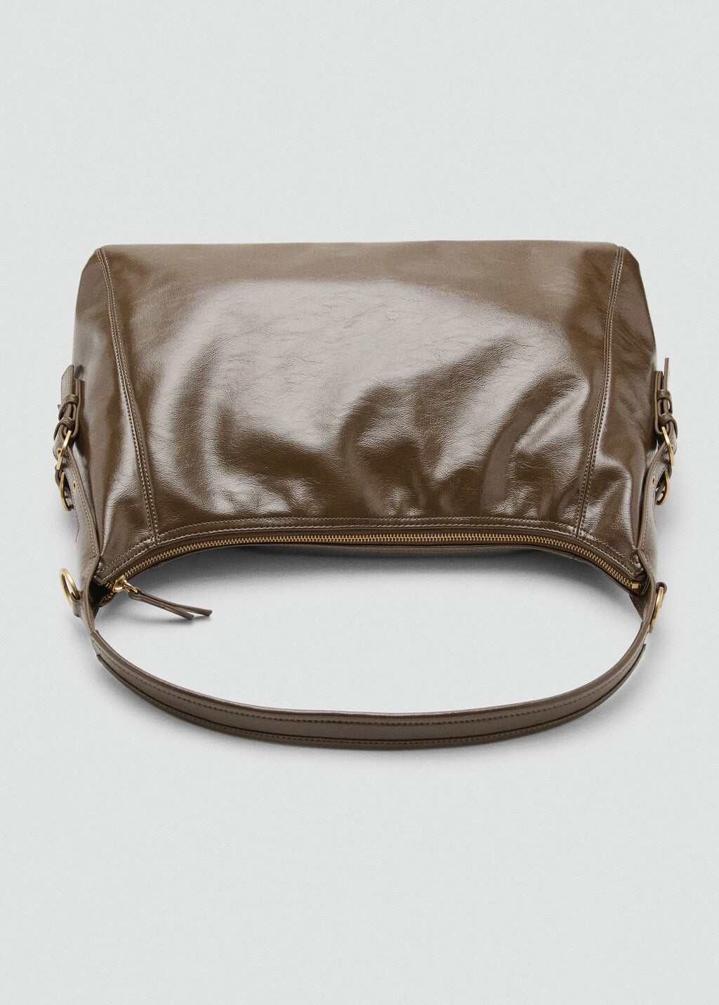 Mango shoulder bag lua in khaki - Image 5