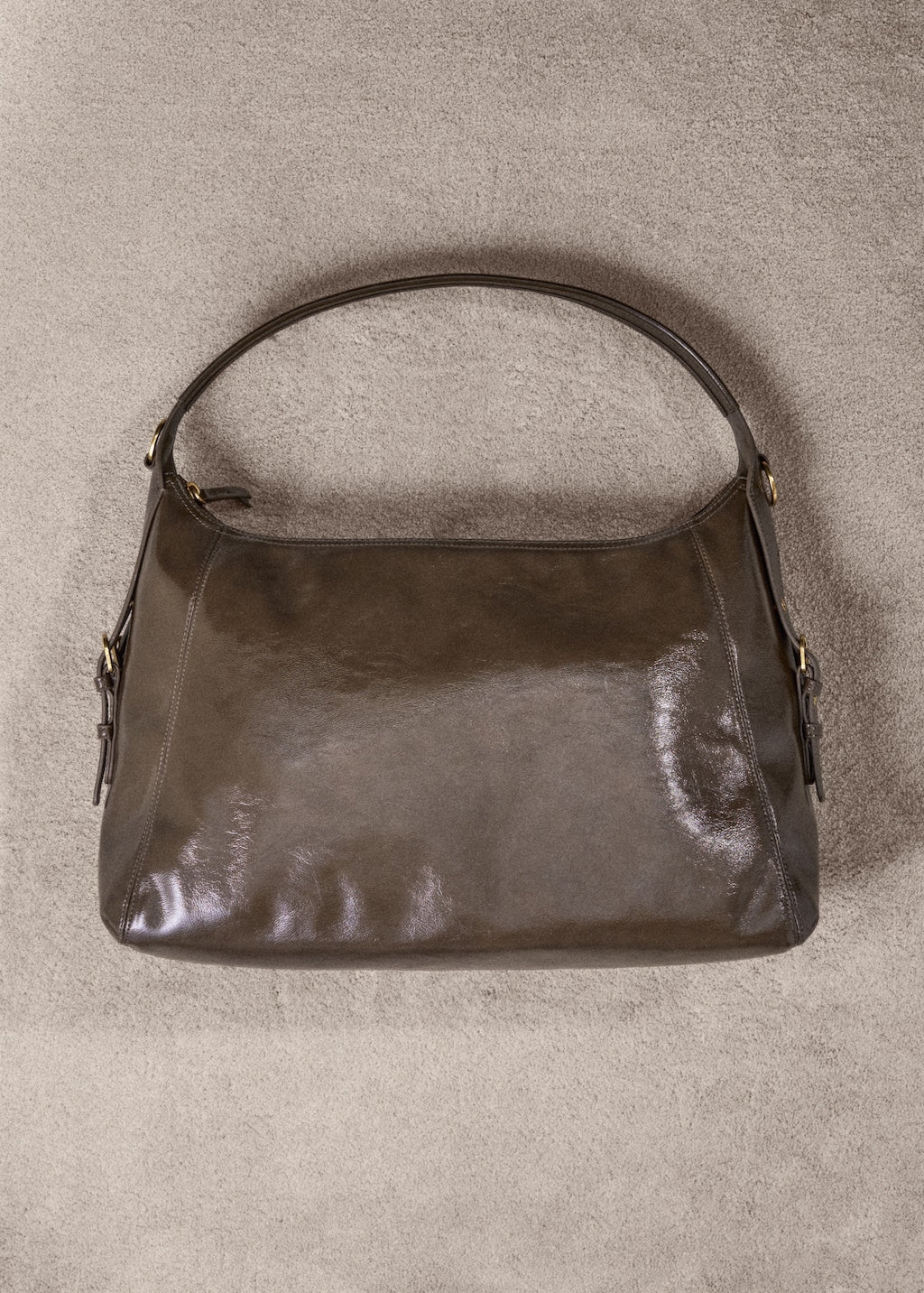 Mango shoulder bag lua in khaki - Image 6