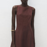 Mango dress lotus in brown - Image 1