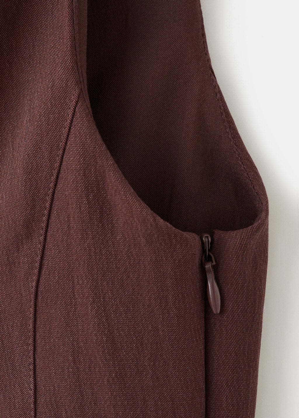 Mango dress lotus in brown - Image 3