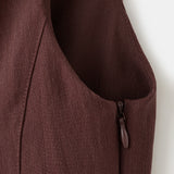 Mango dress lotus in brown - Image 3