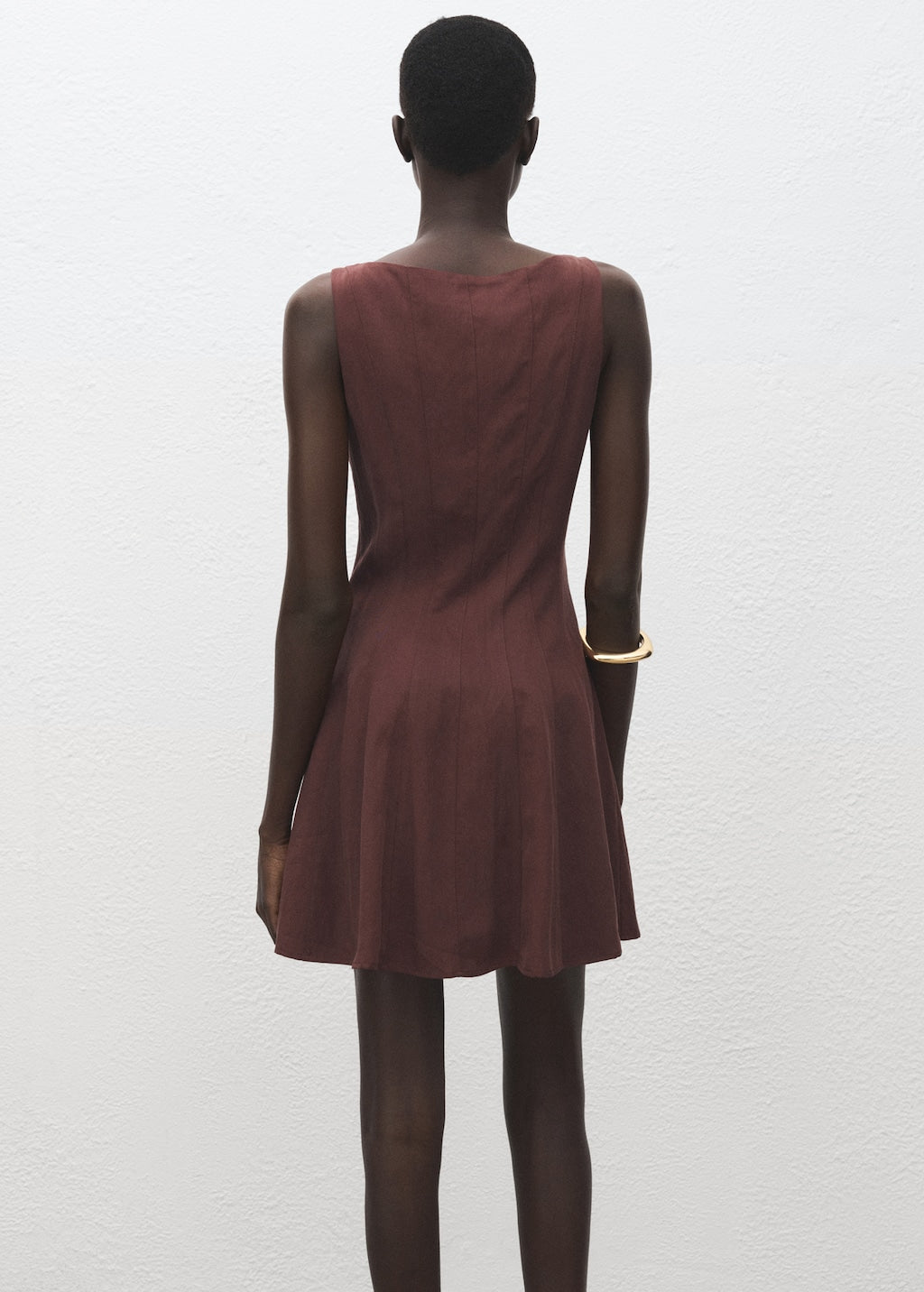Mango dress lotus in brown - Image 6