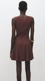 Mango dress lotus in brown - Image 6