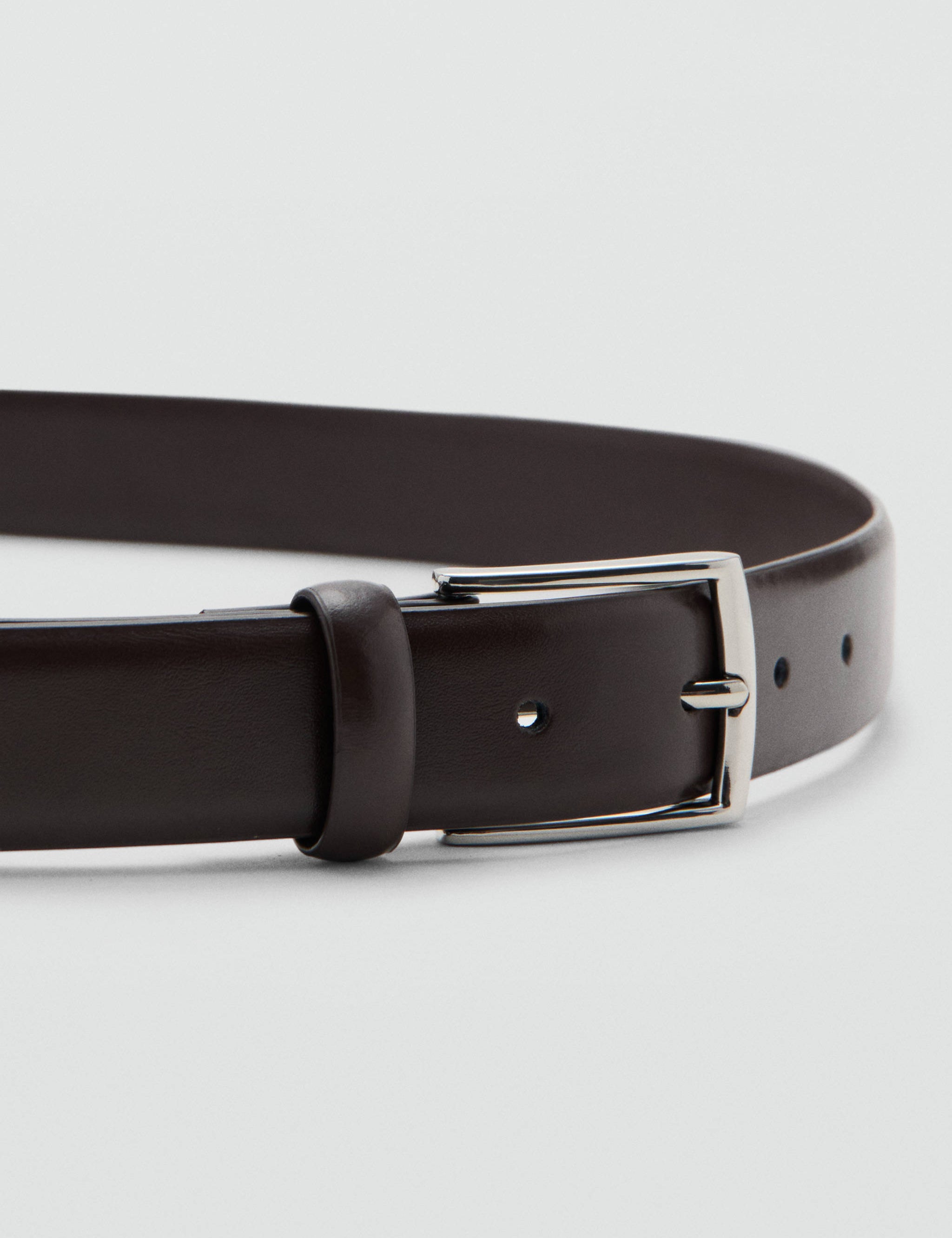 Mango belt basic in brown-052