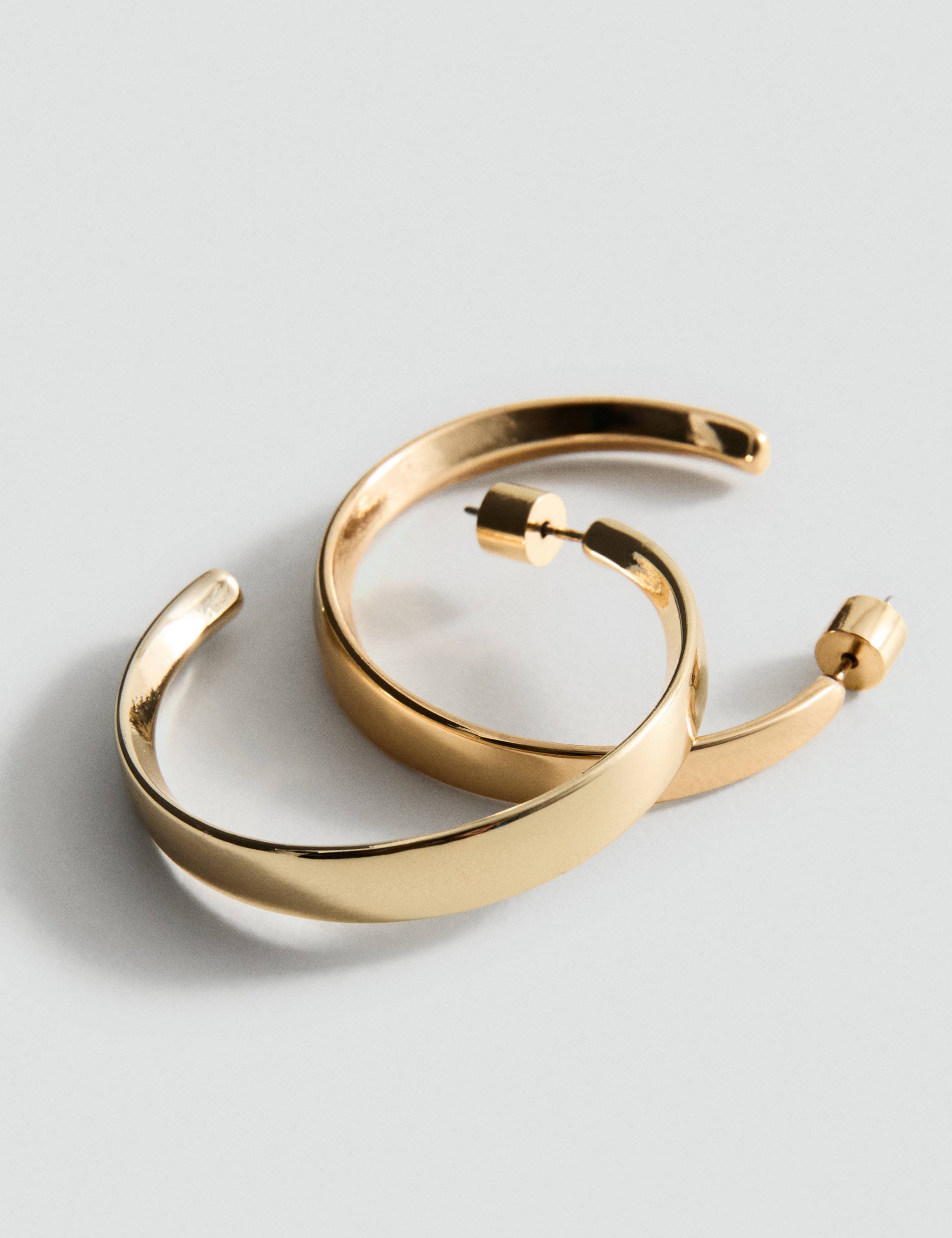 Mango earrings danae in gold-052