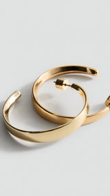 Mango earrings danae in gold-052