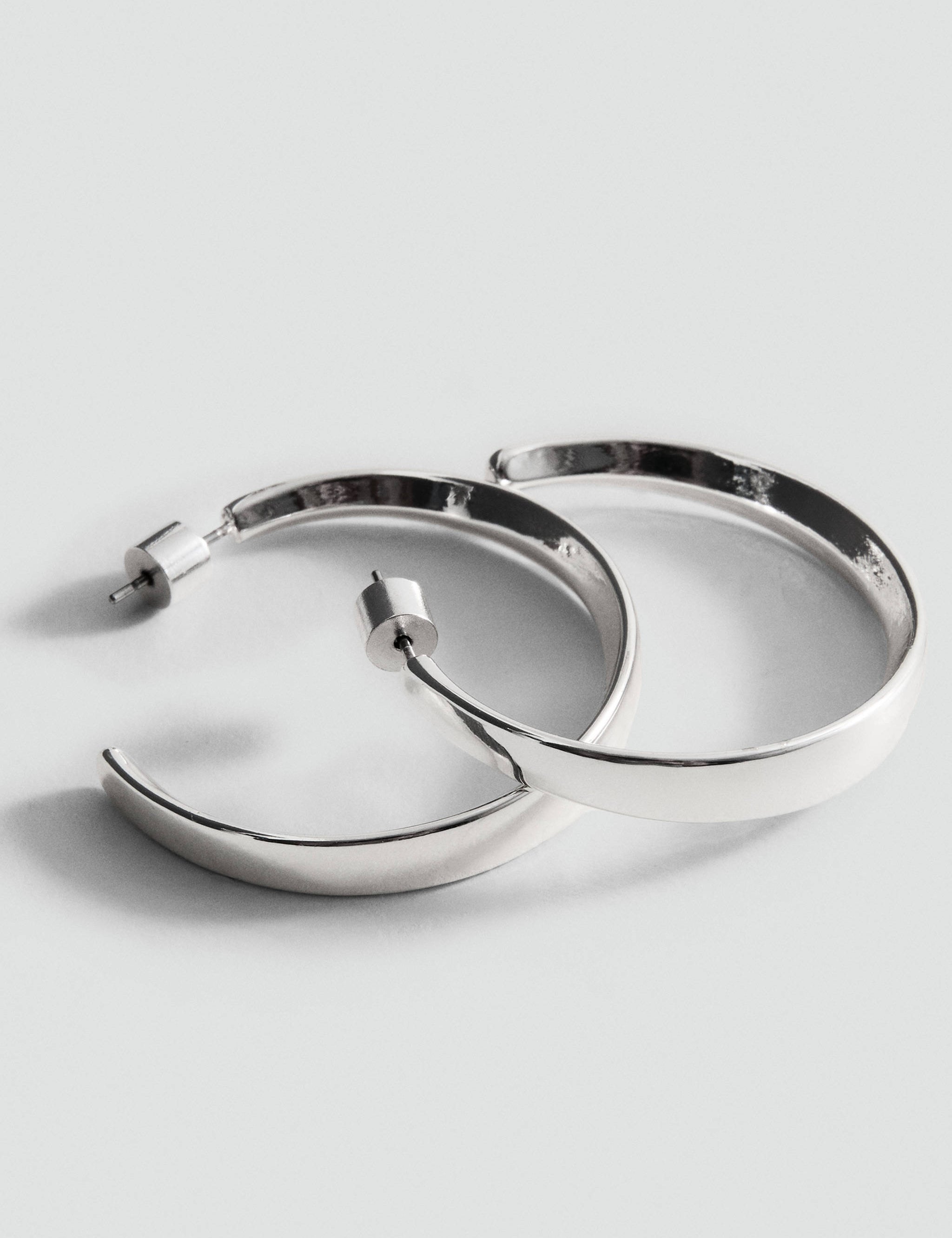 Mango earrings danae in silver-052