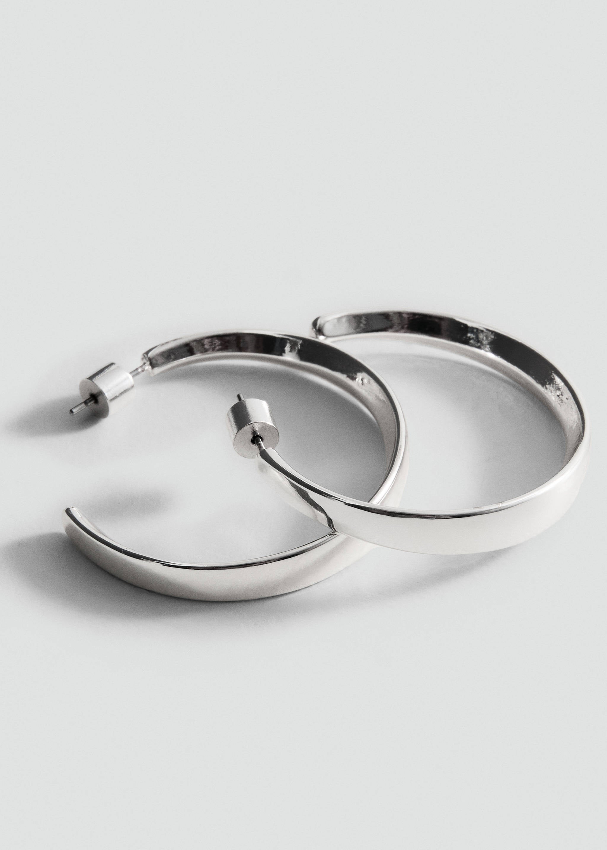 Mango earrings danae in silver-052