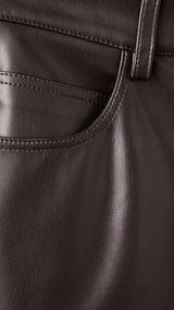 Mango trousers connie in chocolate