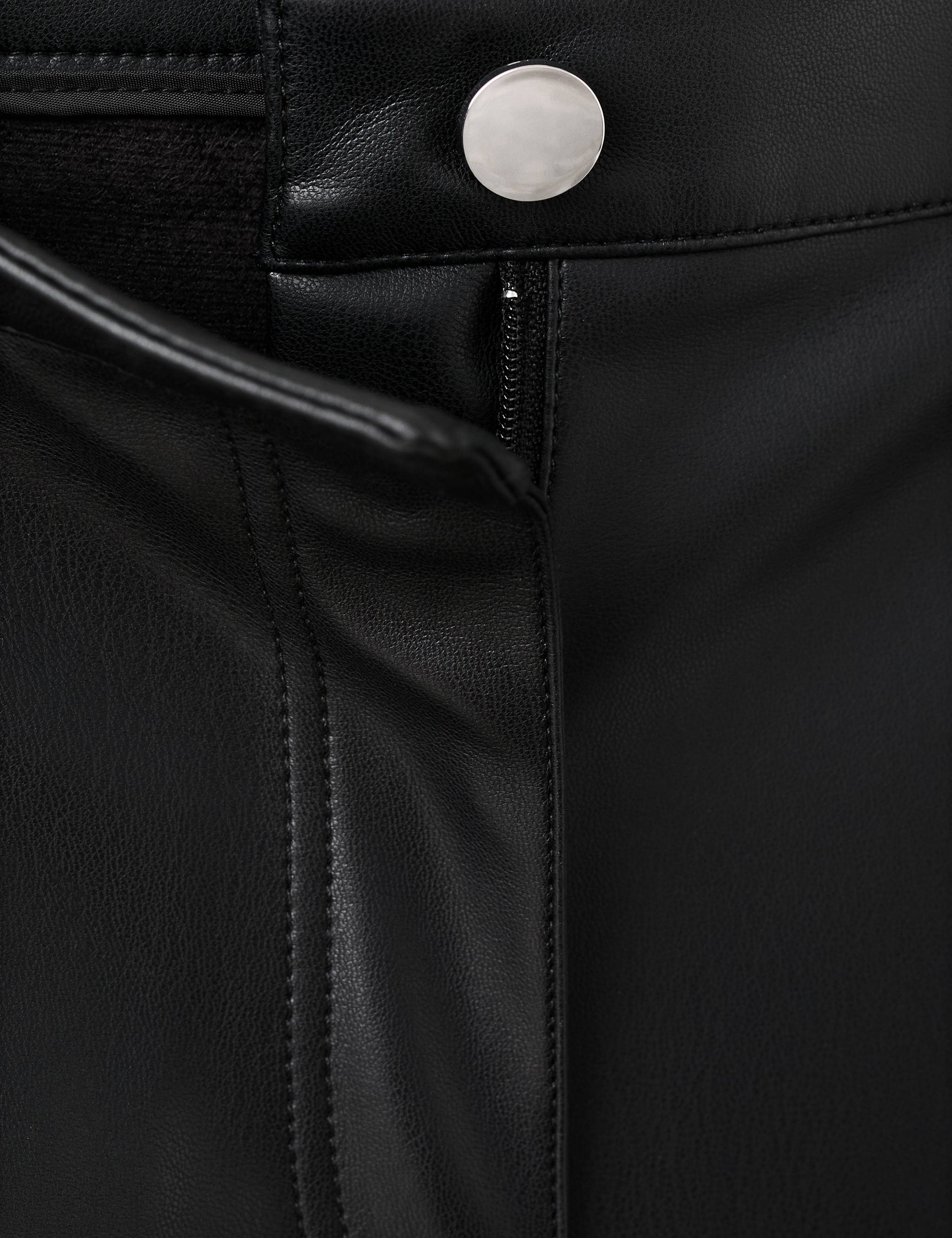 Mango trousers connie in black