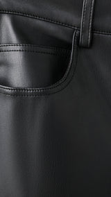Mango trousers connie in black