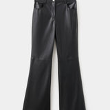 Mango trousers connie in black