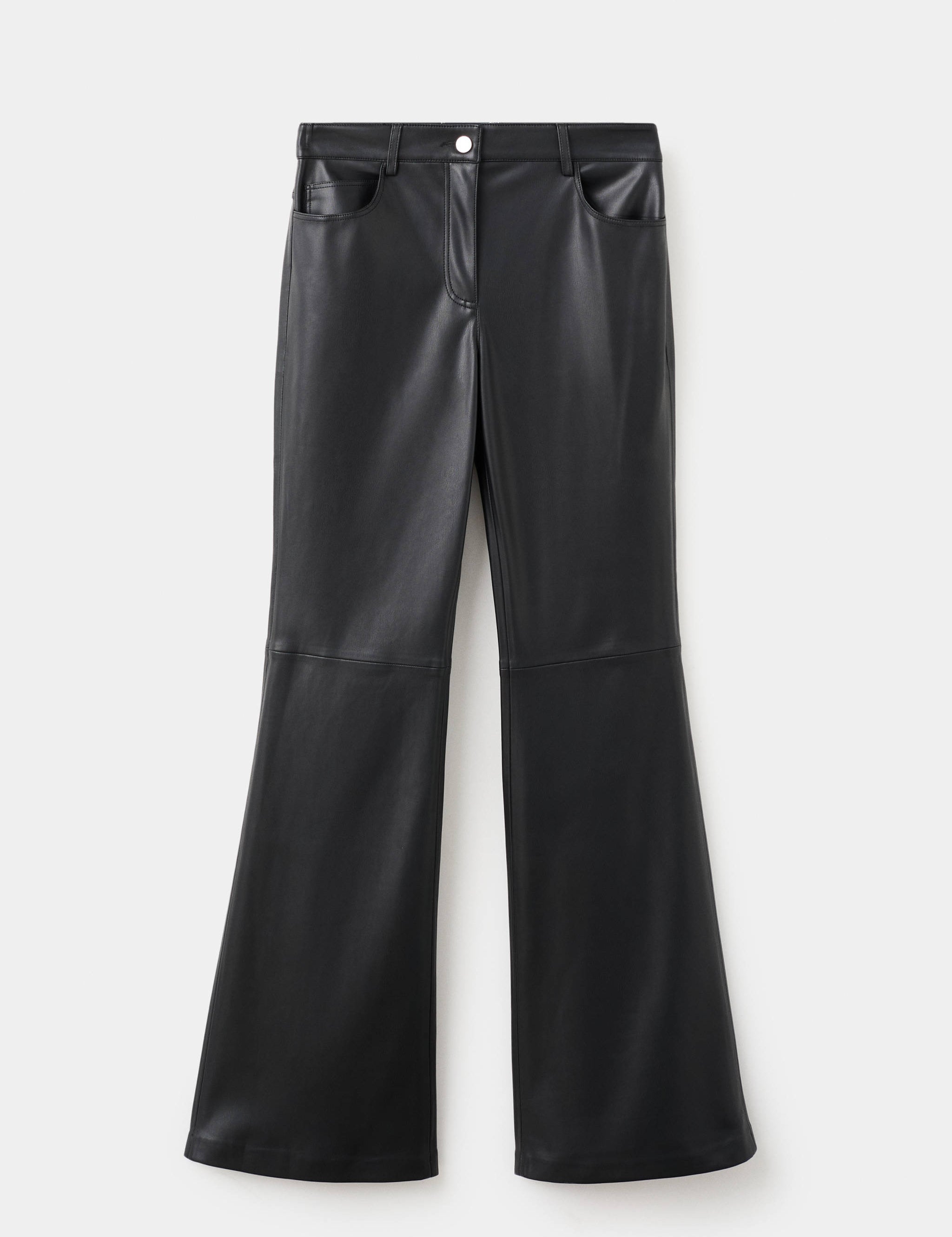 Mango trousers connie in black