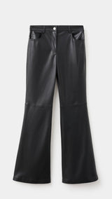 Mango trousers connie in black