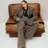 Mango trousers monet in brown - Image 4