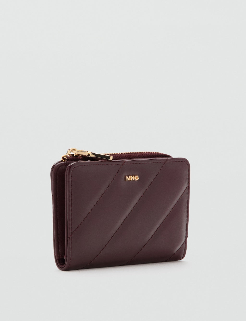 Mango wallet diagonal in eggplant - Image 1