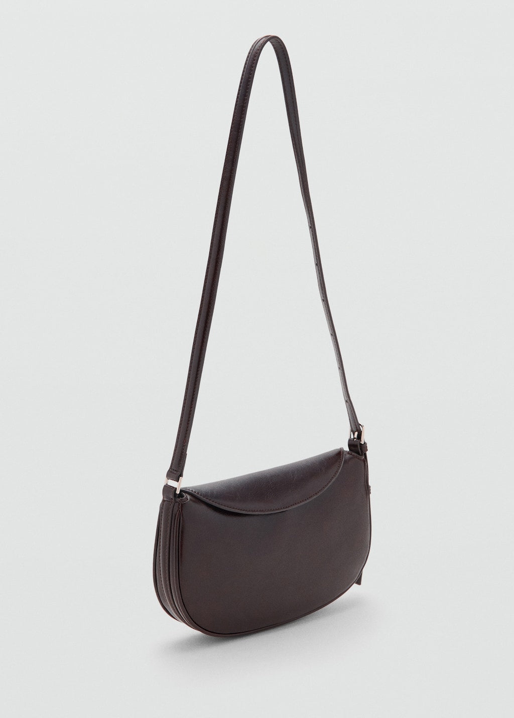 Mango crossbody bag fortuna in chocolate - Image 1