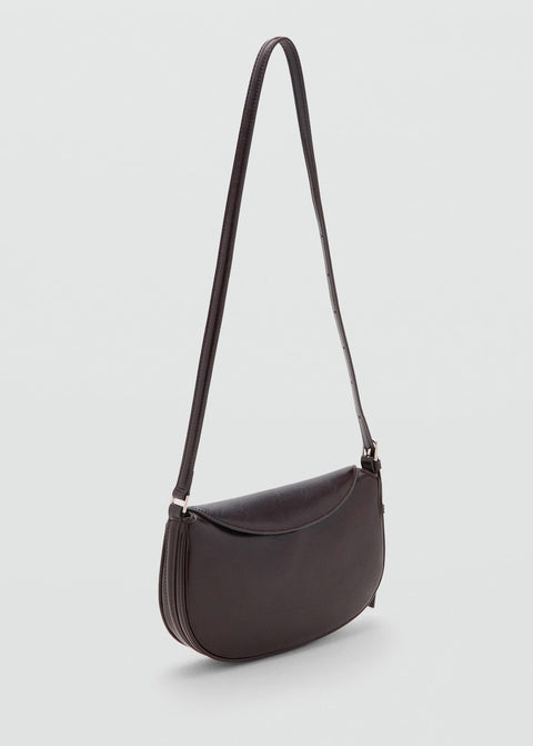 Mango crossbody bag fortuna in chocolate