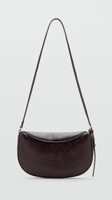 Mango crossbody bag fortuna in chocolate - Image 2